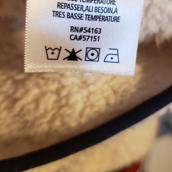 Tommy Hilfiger Sport Sherpa Sweater High Neck Buttons Zipper Pockets Woman Large - Picture 13 of 13